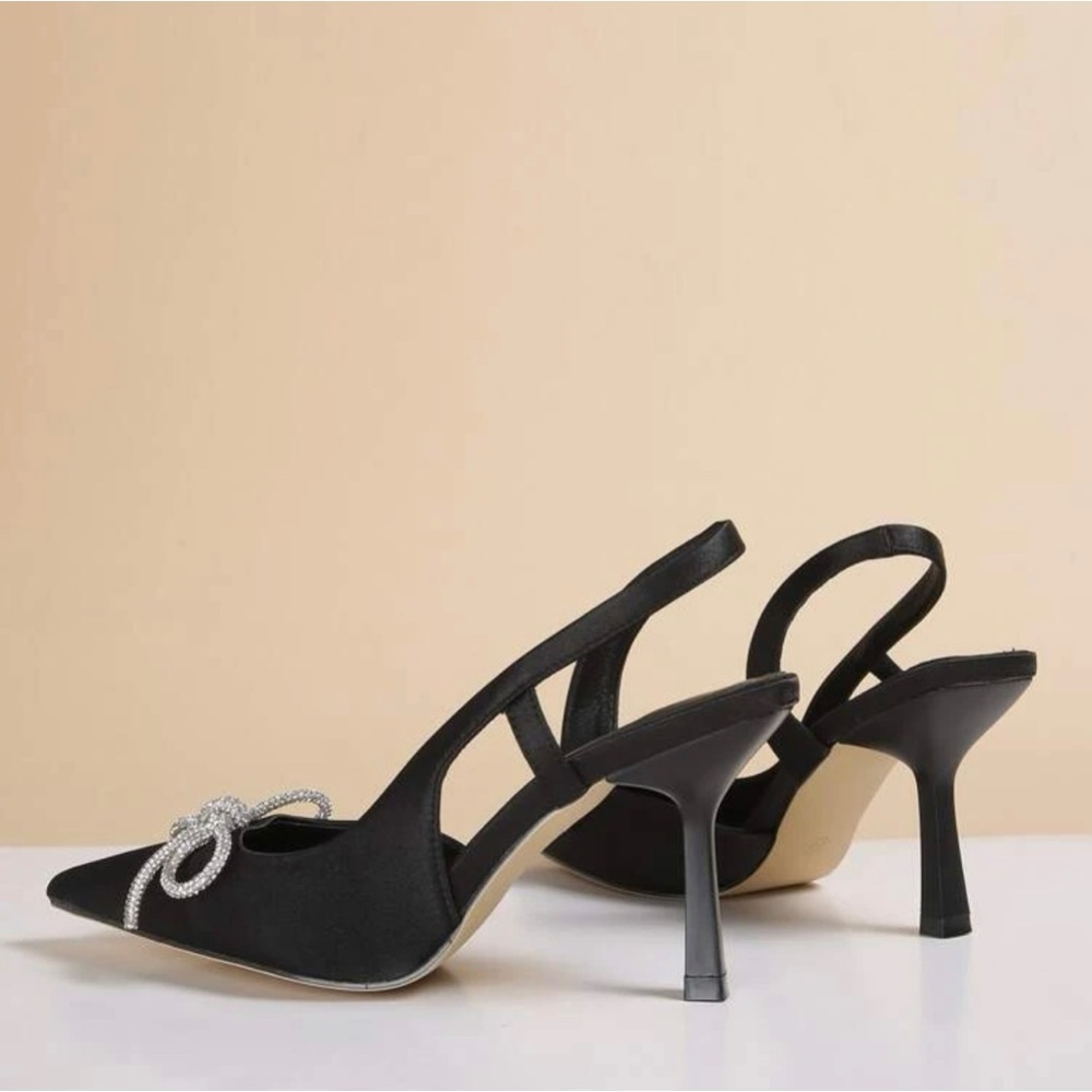 Women’s bow point heels size 8 - Picture 2 of 5